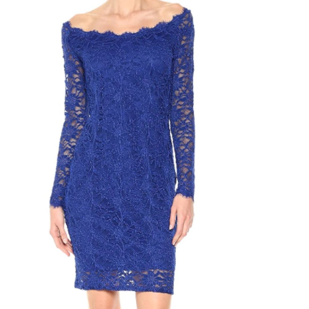 Marina Women's Off The Shoulder Lace Dress